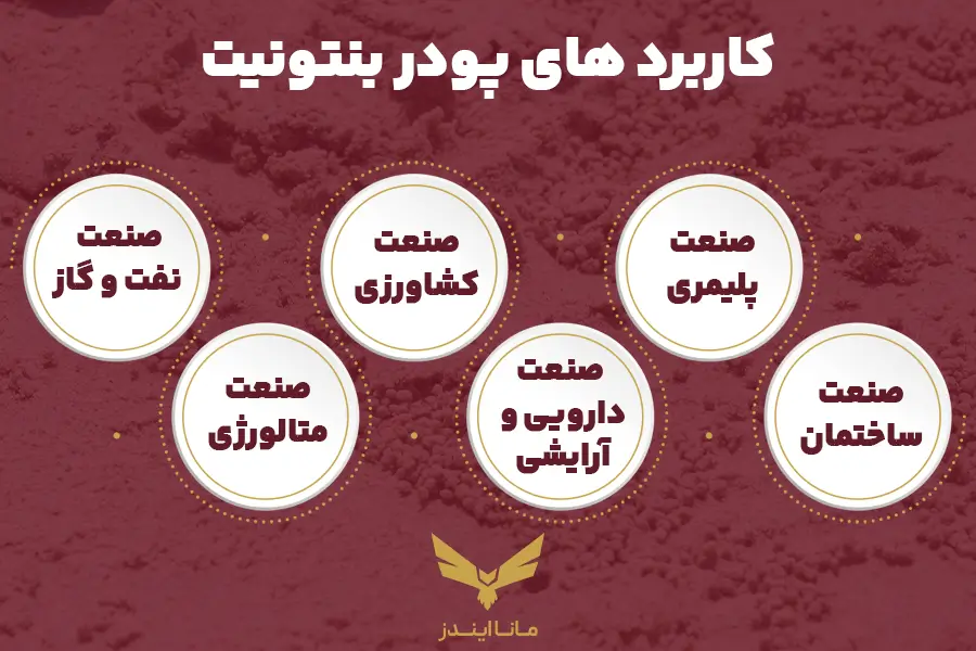 کاربردهای پودر بنتونیت